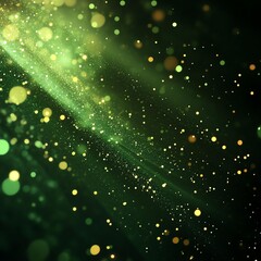 A vibrant display of glowing particles creating a beautiful abstract background.