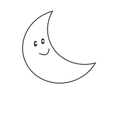 cute moon shape