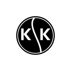 KK letter logo design.KK creative initial KK letter logo design . KK creative initials letter logo concept. KK letter design.
