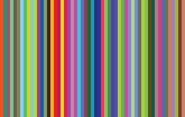 Abstract Color Palette with Complementary Stripes and Harmonious Blends