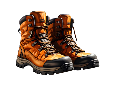 Hiking boots, PNG