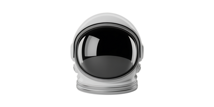 Futuristic astronaut helmet with reflective visor ready for space exploration adventure