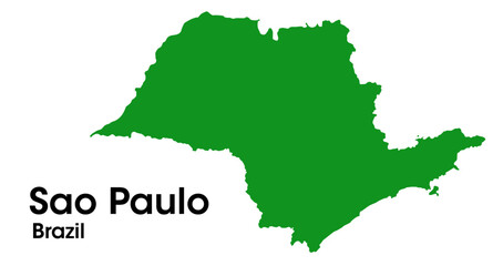 sao pablo brazil map