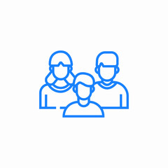group feedback discussion icon sign vector