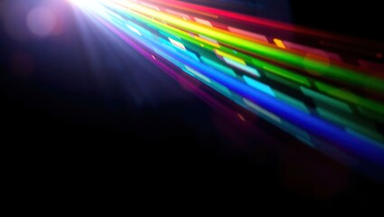 abstract background with rainbow