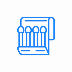 matches icon icon sign vector
