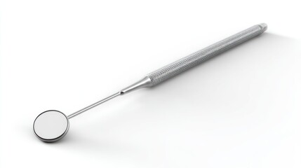 Dental mirror tool isolated