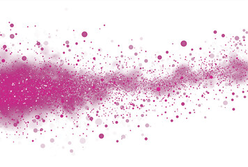 Elegant pink glitter dust border with sparkling particles on transparent background. Perfect for luxury, festive, wedding, beauty, and celebration design projects.