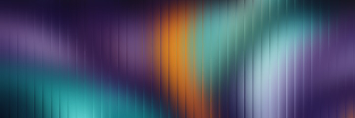 Obraz premium Abstract Gradient Background with Vertical Stripes in Purple Teal and Orange Hues Perfect for Digital Art