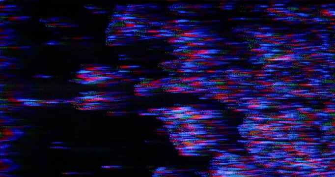 EN: Corrupted video glitch with broken analog texture and interference.
ES: Glitch de video corrupto con textura anal&oacute;gica rota e interferencia.