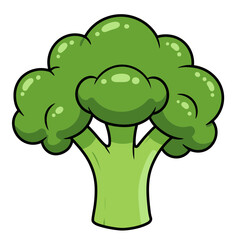 vector illustration of a green tree