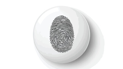 Circular Fingerprint Display for Security and Identification Purposes