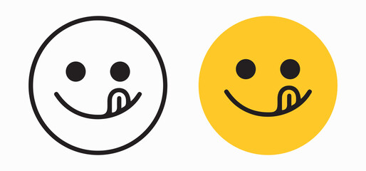 Emojis faces icon. vector illustration EPS 10.