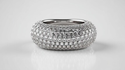 Diamond ring closeup