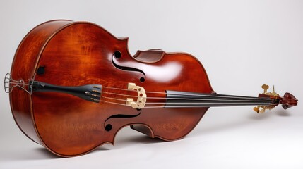 Acoustic double bass instrument