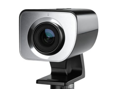 Stylish Contemporary Webcam with Center Lens PNG