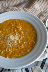 homemade risotto-style rice soup recipe