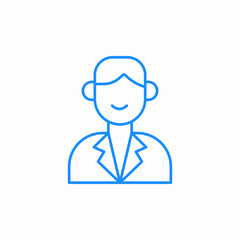 real estate agent icon sign vector