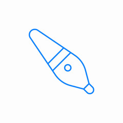 stylus tool icon sign vector