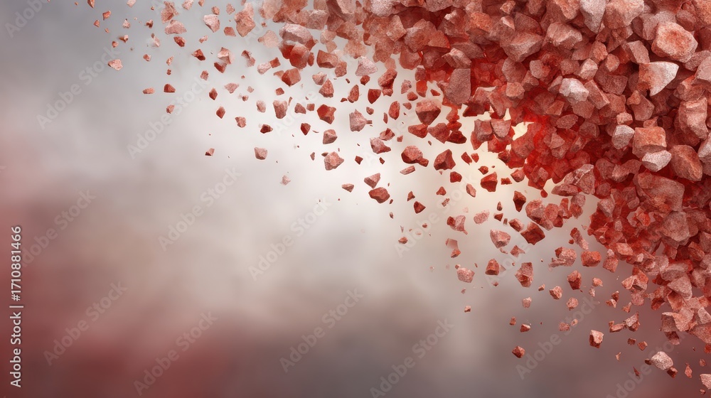 Poster dynamic cybersecurity simulation virtual space digital art abstract environment glowing elements bre