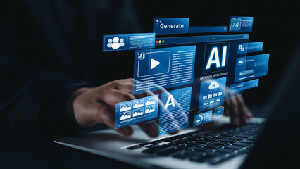 AI Assistant Brain Processor with LLM Technology, Big Data, Machine Learning, Generative AI for Business Support, Future Agentic AI Technology and Artificial Intelligence Prompt Engineering. Elide