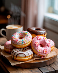 Sweet Delights: Beautiful and Delicious Donuts