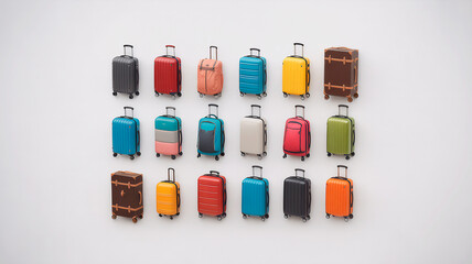 15 Suitcase Icons: Colorful Luggage Set