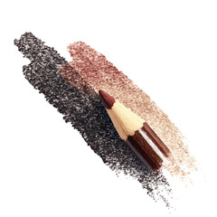 Eyebrow Pencil in watercolor style, vector illustration, isolated on white background.