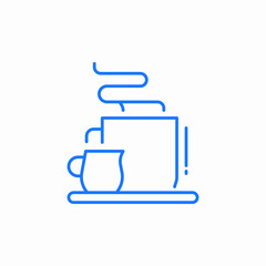 coffee milk icon sign vector