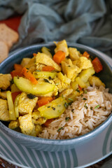 homemade recipe for basmati rice with vegetables