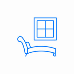 living room icon sign vector