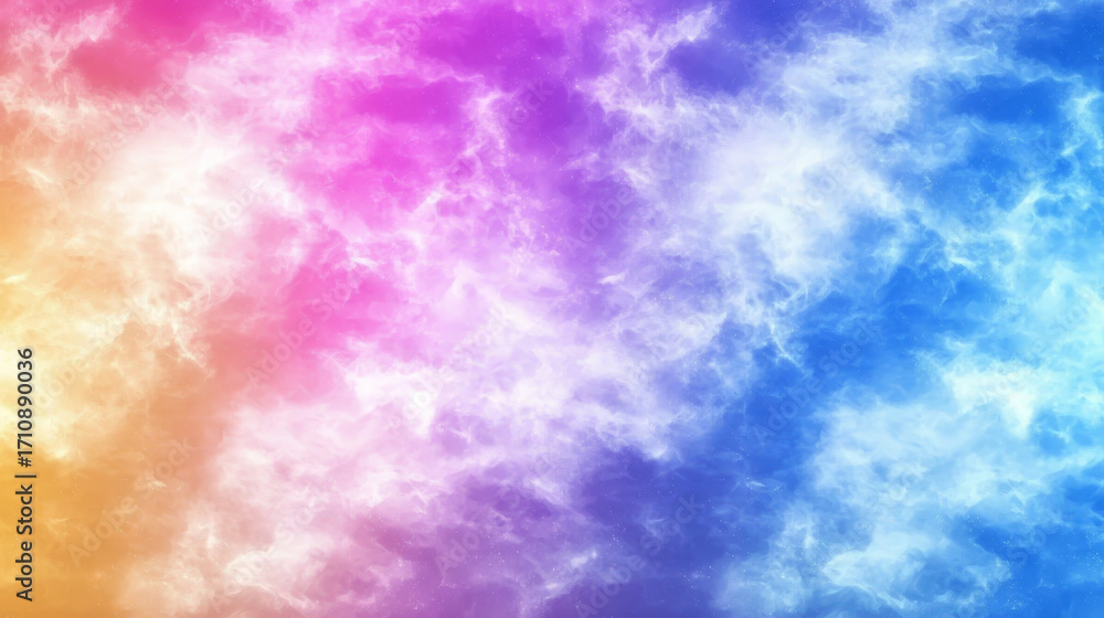 Poster vibrant abstract background with soft blurred effect features complex gradient blend of pink, blue, 