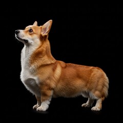 portrait of a Corgi galés de Pembroke dog