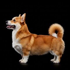 portrait of a Corgi galés de Pembroke dog