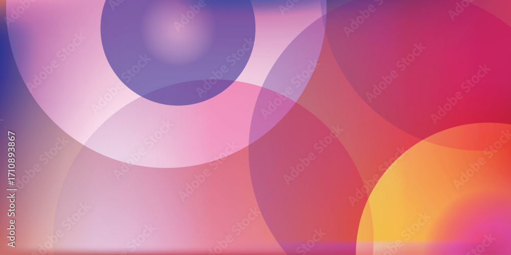 Aufkleber abstract blurred color gradient background abstract vibrant gradient mesh background vector. saturat