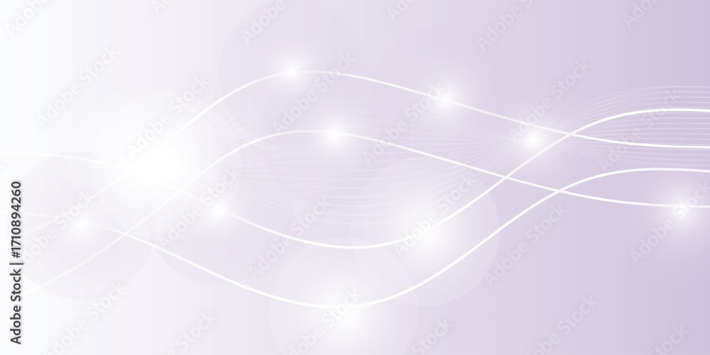 Aufkleber abstract modern background with wavy lines. digital future technology concept vector digital future 