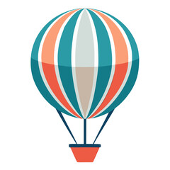 Fototapeta premium hot air balloon vector illustration