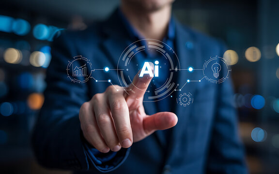 Digital transformation technology strategy in global HR management, internet of things. transformation of ideas and the adoption of technology in business in the digital age, Ai.