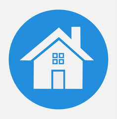 Simple House Icon – Minimalist Home Symbol