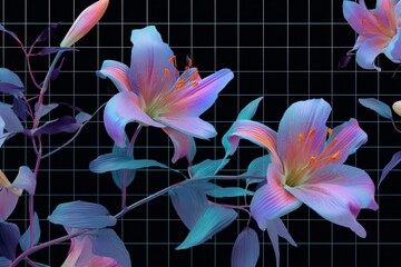 A closeup of a beautiful pink lily of the valley blossom in the spring garden