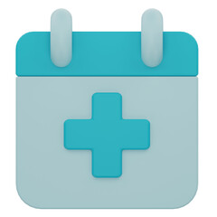 medical appointment 3d icon