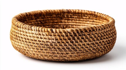 Hand-Woven Natural Basket