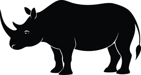 rhino silhouette vector icon,vector icon © mariom