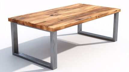 Wooden Industrial Table