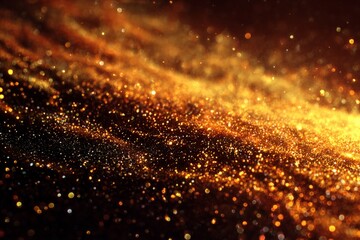 Abstract space galaxy explosion of colorful red fire stars in the dark night sky