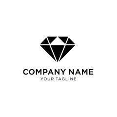 Naklejka premium Diamond logo with company name and tagline on a white background.