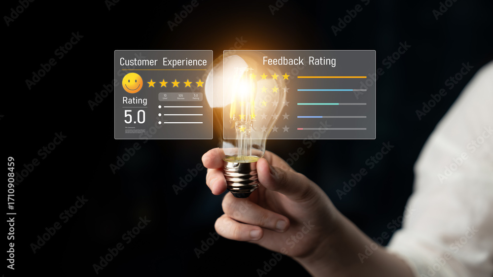 Poster Analysis of customer feedback and reviews to improve satisfaction, monitor ratings, and extract insights from user experiences and sentiment. Vouch