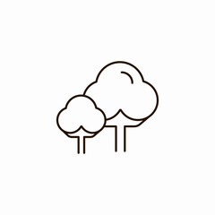 cotton tree icon icon sign vector
