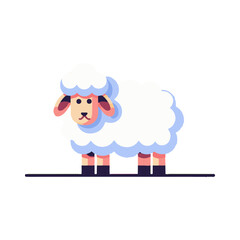
sheep illustration design