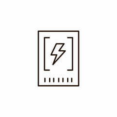 power source unit icon sign vector